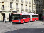 Bern Mobil - Trolleybus Nr.17 unterwegs auf der Linie 12 in der Stadt Bern am 29.04.2018