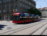 Bern Mobil - Hess E-Bus Nr.201  BE  724201 unterwegs in der Stadt Bern am 08.08.2020