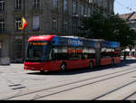 Bern Mobil - Hess E-Bus Nr.203  BE 724203 unterwegs in der Stadt Bern am 08.08.2020