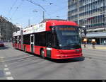 Bern Mobil - Hess Trolleybus Nr.21 unterwegs in der Stadt Bern am 17.06.2023