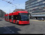 Bern Mobil - Hess Trolleybus Nr.23 unterwegs in der Stadt Bern am 17.06.2023