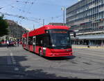 Bern Mobil - Hess Trolleybus Nr.24 unterwegs in der Stadt Bern am 17.06.2023