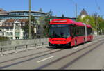 Bern Mobil - Volvo 7900 Hybrid  Nr.218  BE  881218 unterwegs auf der Linie 10 auf der Kornhausbrücke am 11.04.2026