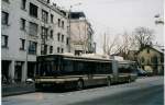 Aus dem Archiv: SVB Bern Nr. 2 NAW/Hess Gelenktrolleybus am 8. Februar 1999 Bern, Bachmätteli
