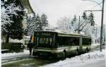 Aus dem Archiv: SVB Bern Nr. 4 NAW/Hess Gelenktrolleybus am 10. Februar 1999 Bern, Statthalterstrasse