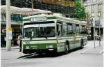 Aus dem Archiv: SVB Bern Nr. 102/BE 500'102 Volvo/R&J am 9. August 1999 Bern, Bahnhof