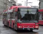 Bern Mobil - Erdgas Volvo 7700 Gelenkbus Nr.815 BE 612815 unterwegs zum Bahnhof Bern eingeteilt auf der Linie 13 nach Bahnhof am 09.12.2007