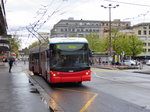 VB Biel - Trolleybus Nr.55 unterwegs auf der Linie 4 in Biel am 23.04.2016