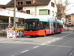 VB Biel - Trolleybus Nr.57 unterwegs auf der Linie 4 in Biel am 10.04.2018