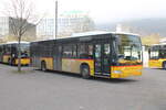 Postauto/Regie Delémont JU 61876/PAG-ID: 5508 (Mercedes Citaro Facelift O530) am 7.11.2021 beim Bhf. Biel/Bienne als Bahnersatz nach Neuenburg