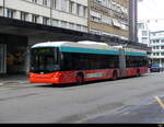 VB Biel - Hess Trolleybus  Nr.51 unterwegs in der Stadt Biel am 12.03.2023