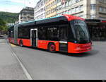 VB Biel - Hess E-Bus  Nr.202  BE  900202 unterwegs in der Stadt Biel am 07.05.2023