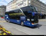 Gander - Setra S 431 DT  VD 43101 unterwegs für die SBB im Bahnersatz zwischen Biel - Neuchâtel am 07.05.2023