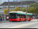 VB Biel - Hess Trolleybus Nr.53 unterwegs auf der Linie 1 in Biel am 30.09.2023
