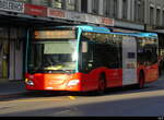 VB Biel - Mercedes Citaro Nr.192  BE 821192 unterwegs auf der Linie 5 in der Stadt Biel am 06.02.2024