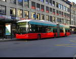 VB Biel - Hess Trolleybus Nr.58 unterwegs auf der Linie 1 in der Stadt Biel am 06.02.2024