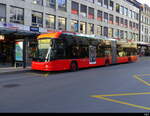 VB Biel - Hess Trolleybus Nr.95 unterwegs auf der Linie 3 in der Stadt Biel am 06.02.2024