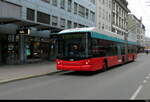 VB Biel - Hess Trolleybus Nr.54 Unterwegs auf der Linie 1 in der Stadt Biel am 04.11.2025