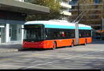 VB Biel - Hess Trolleybus Nr.55 Unterwegs auf der Linie 1 in der Stadt Biel am 05.11.2025
