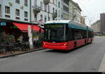 VB Biel - Hess Trolleybus Nr.57 Unterwegs auf der Linie 1 in der Stadt Biel am 04.11.2025