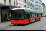 VB Biel - Hess Trolleybus Nr.58 Unterwegs auf der Linie 1 in der Stadt Biel am 04.11.2025