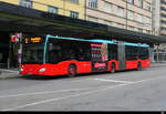VB Biel - Mercedes Citaro Nr.165  BE 821165 unterwegs auf der Linie 2 in der Stadt Biel am 22.01.2026