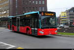 VB Biel - Mercedes Citaro Nr.198  BE 821198 unterwegs auf der Linie 6 in der Stadt Biel am 20.01.20261
