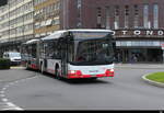 asm Seeland - MAN Lion`s City  Nr.38 BE 14802 unterwegs auf der Linie 72 in der Stadt Biel am 22.01.202