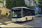 Funi Car Biel - MAN Lion`s City  BE137705 unterwegs auf der Linie 11 in Biel am 12.05.2026