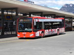 Chur Bus - Mercedes Citaro GR 97507 unterwegs vor dem Bahnhof in Chur am 26.03.2016