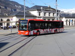 Chur Bus - Mercedes Citaro GR 97501 unterwegs vor dem Bahnhof in Chur am 26.03.2016
