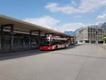 Ein Mercedes-Benz Citaro C2 der Bus & Service AG wartet im August 2019 am Bahnhof Chur auf seine Abfahrt