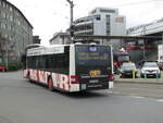 Chur Bus - MAN Lions City bei der Abfahrt von den Haltestellen beim Bahnhof Chur am 21.2.22
