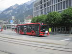 Chur Bus Nr. 6 (MAN New Lion's City C12 Efficient Hybrid) am 20.6.2022 beim Bhf. Chur