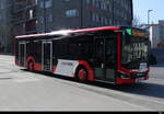 Chur Bus - MAN Lion`s City Hybrid  GR  97520 unterwegs in Chur am 05.03.2023