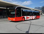 Chur Bus - MAN Lion`s City  GR 97513 bei den Bushaltestellen vor dem Bhf.