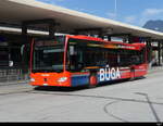 Chur Bus - Mercedes Citaro  GR 97510 bei den Bushaltestellen vor dem Bhf. Chur am 03.10.2023