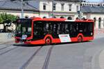 Chus Bus MAN Lions City am 07.07.26 am Bahnhof 