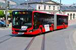 Chus Bus MAN Lions City am 07.07.26 am Bahnhof 