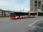 Stadtbus Chur - Mercedes Citaro GR 9155851 unterwegs vor dem Bahnhof in Chur am 18.09.2012