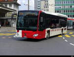 tpf - Mercedes Citaro Nr.65 unterwegs bei den Haltestellen vor dem Bahnhof in Freiburg am 25.03.2025
