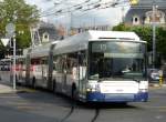 TPG - Trolleybus Nr.783 unterwegs auf der Linie 10 in der Stadt Genf am 09.05.2014