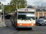 TPG - Trolleybus Nr.674 unterwegs auf der Linie 3 in der Stadt Genf am 09.05.2014