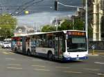 TPG - Mercedes Citaro Nr.1158  GE 960908 unterwegs auf der Linie 9 in der Stadt Genf am 09.05.2014