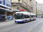 TPG - Trolleybus Nr.783 unterwegs auf der Linie 10 in der Stadt Genf am 09.04.2016