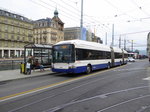 TPG - Trolleybus Nr.784 unterwegs auf der Linie 10 in der Stadt Genf am 09.04.2016