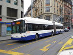 TPG - Trolleybus Nr.738 unterwegs auf der Linie 3 in der Stadt Genf am 09.04.2016