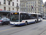 TPG - Mercedes Citaro Nr.1165 GE 960915 unterwegs auf der Linie 8 in der Stadt Genf am 09.04.2016