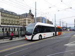 TPG - Trolleybus Nr.1610 unterwegs auf der Linie 7 in der Stadt Genf am 09.04.2016