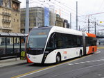 TPG - Trolleybus Nr.1633 unterwegs in der Stadt Genf am 09.04.2016